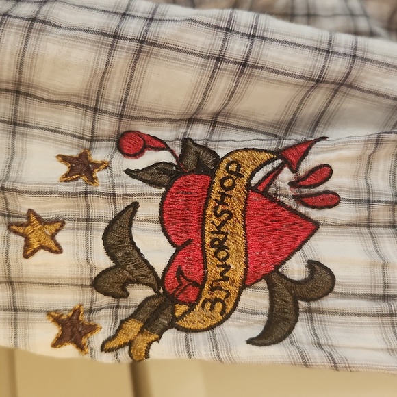 JOHNNY WAS  3WORKSHOP PLAID SHIRT - Picture 2 of 8